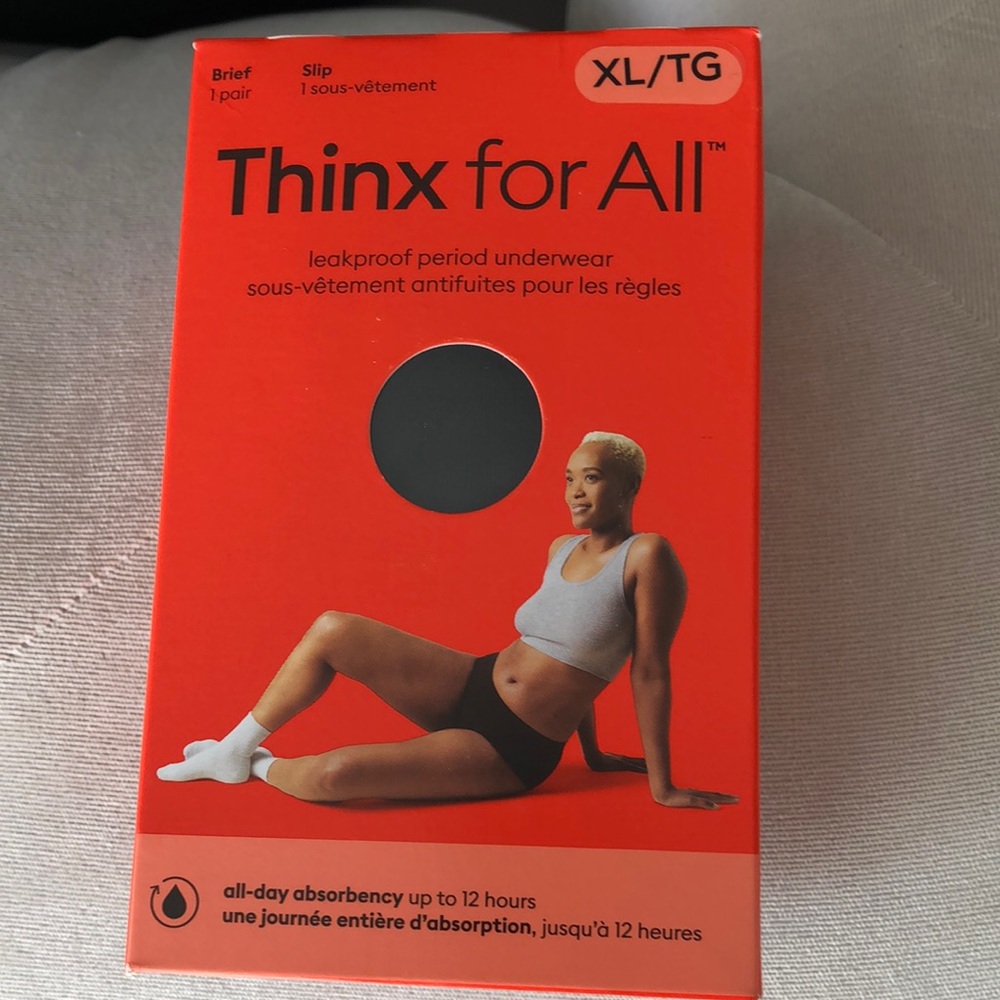 NEW! Thinx For All Super Absorbency Machine Washable Period Underwear Br…